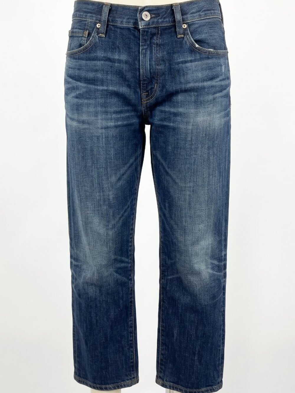 AG Adriano Goldschmied The Ex-Boyfriend Crop Jeans Medium Wash 32R
